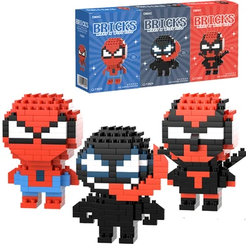 Disney Spider Man Lega Deadpool&Venom Building Blocks Marvel Legends Building Blocks Betmans building blocks for Children Gifts 1
