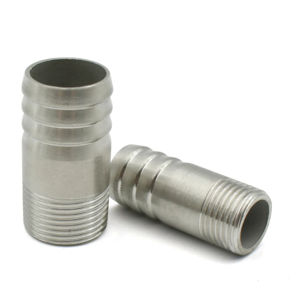 1/8 "1/4" 3/8 "1/2" 3/4 "1"11/4&ldquo;11/2&ldquo;2 "BSPT 304 Stainless Steel Male Thread Hose Hook Connector