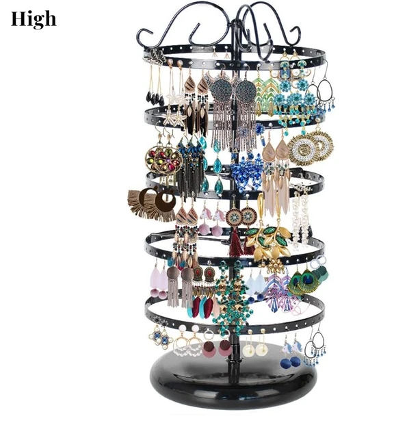 Earring Organizer and Jewelry Holder,5 Layer Earring Holder Organizer, 100  Holes Earring Stand Wood,Earring Display Stands for S - AliExpress