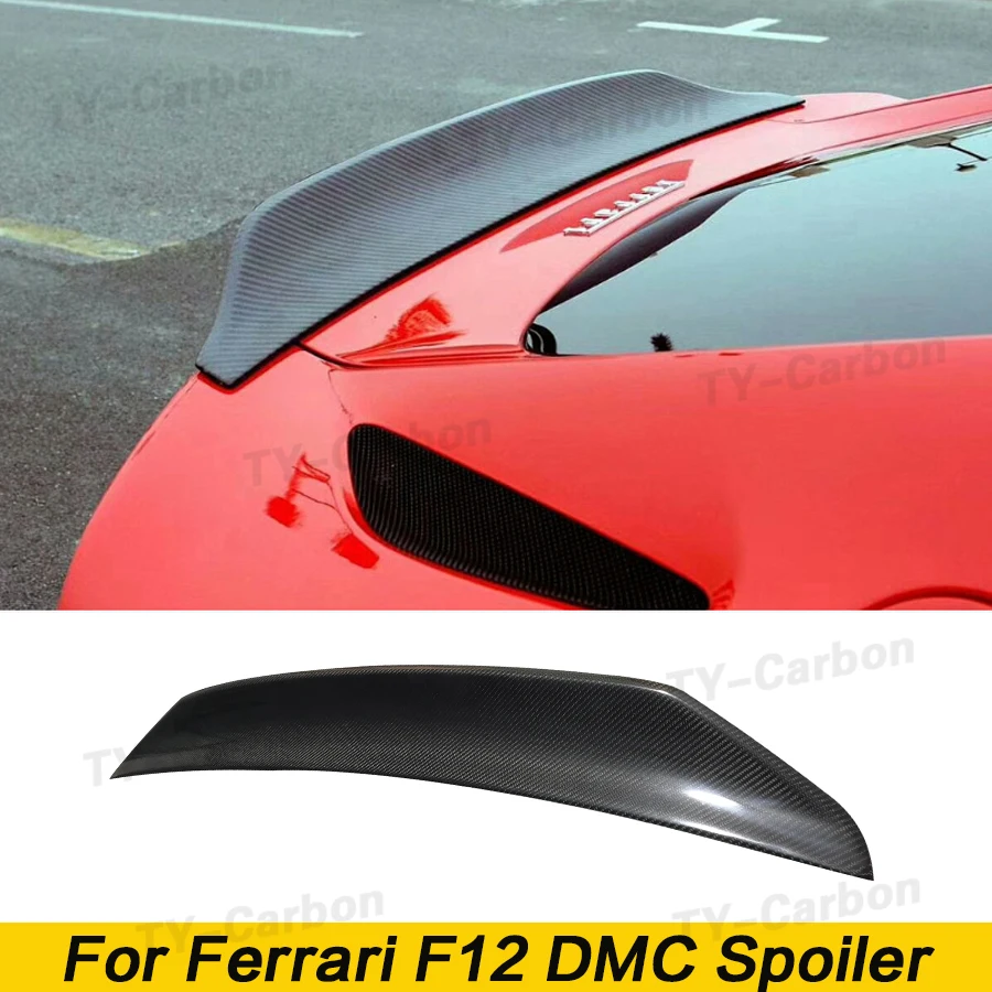 

Carbon Fiber Rear Spoiler Trunk Wings Case for Ferrari F12 Berlinetta 2013-2016 DM Style Boot Exterior Trim Car Styling