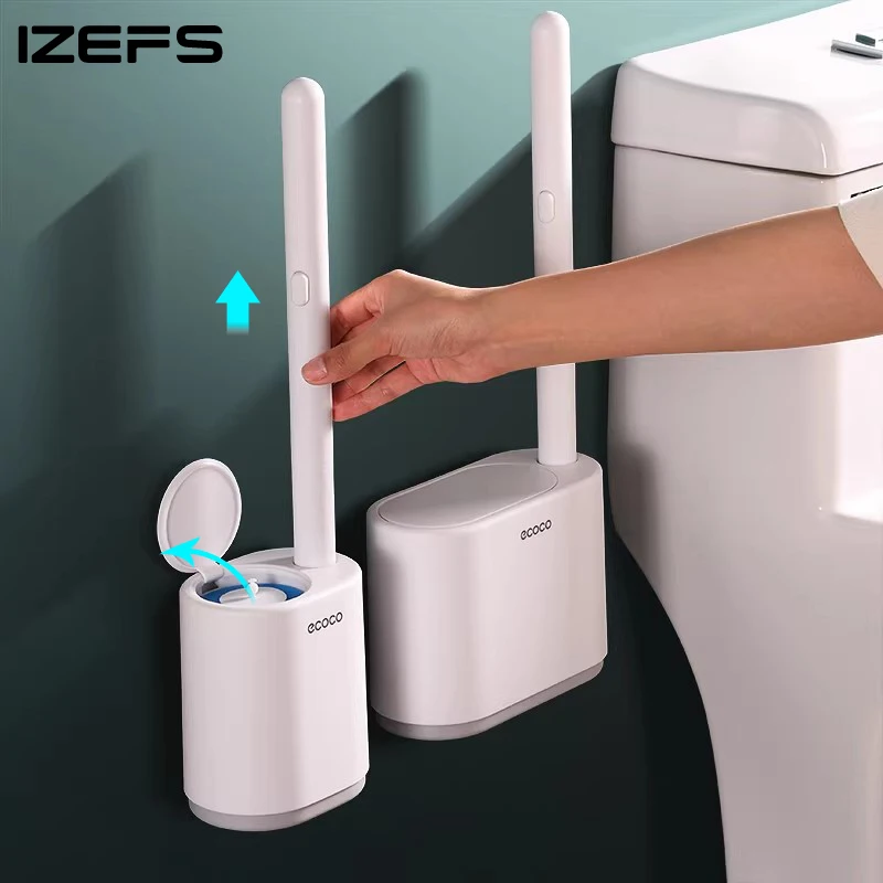 IZEFS Disposable Toilet Brush Long Handle Household Cleaning Brush Home WC  Accessories Cleaning Tools Bathroom Accessories Sets - AliExpress