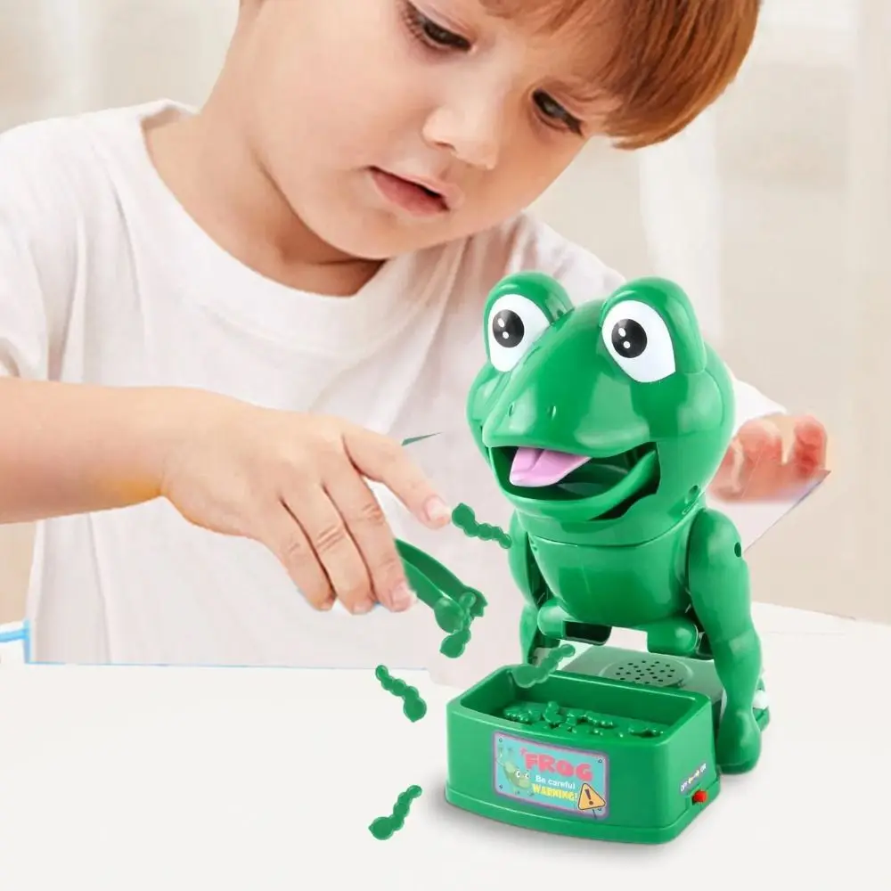 Plastics Stealing Insect Frog Biting Prank Toys Multifunctional Electric Finger Bite Scary Game Simulation Craft Decor