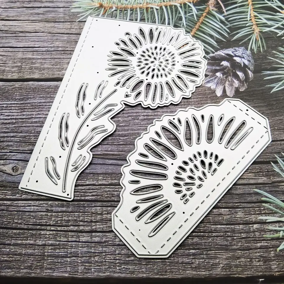 Set Di Timbri Trasparenti In Silicone E Fustelle In Acciaio Per Scrapbooking E Biglietti Fai Da Te - Qoiseys