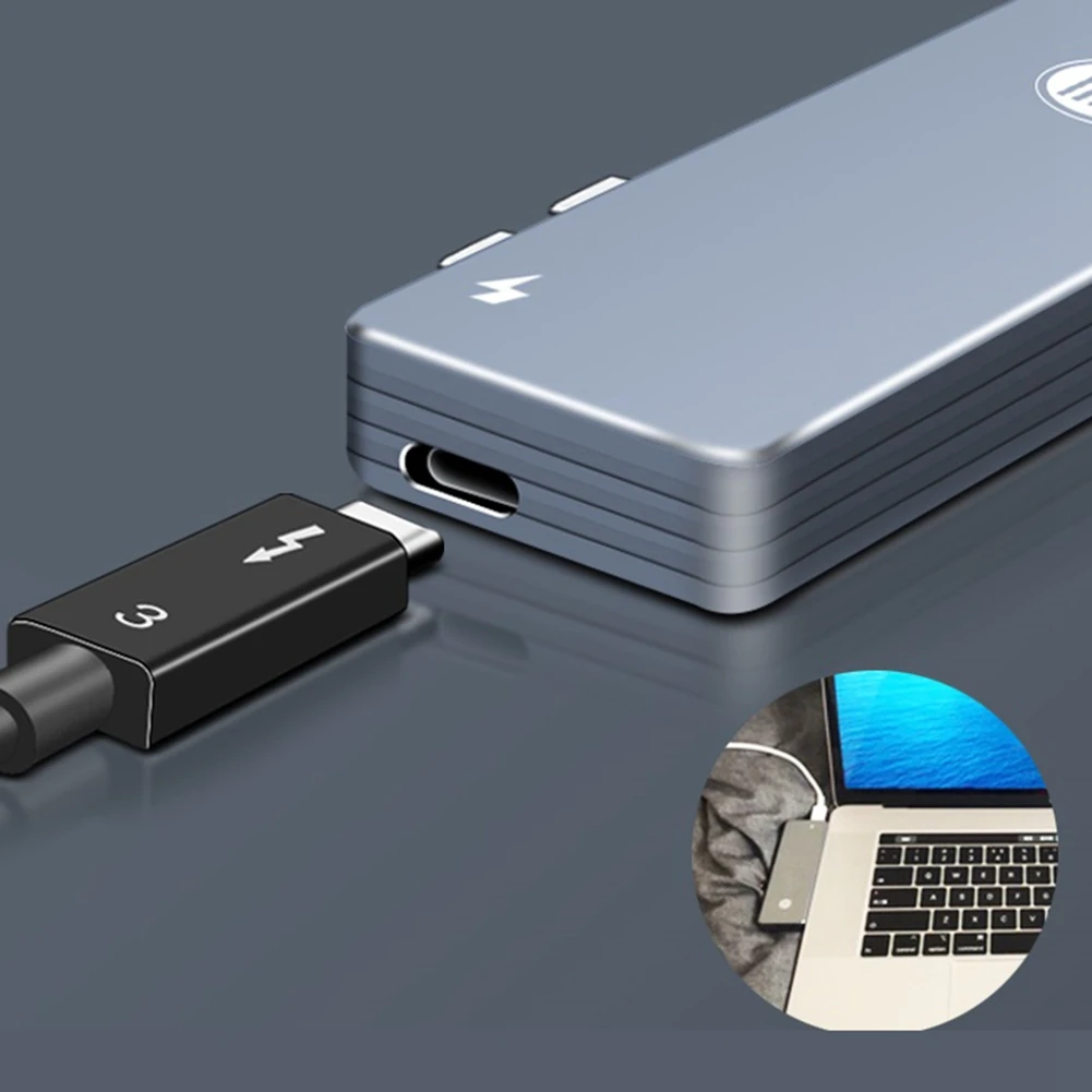 JEYI NVME HDD 인클로저, MBP 고속 모바일 하드 드라이브 인클로저, 사이드 인서트 SSD 박스, 맥북에 적합