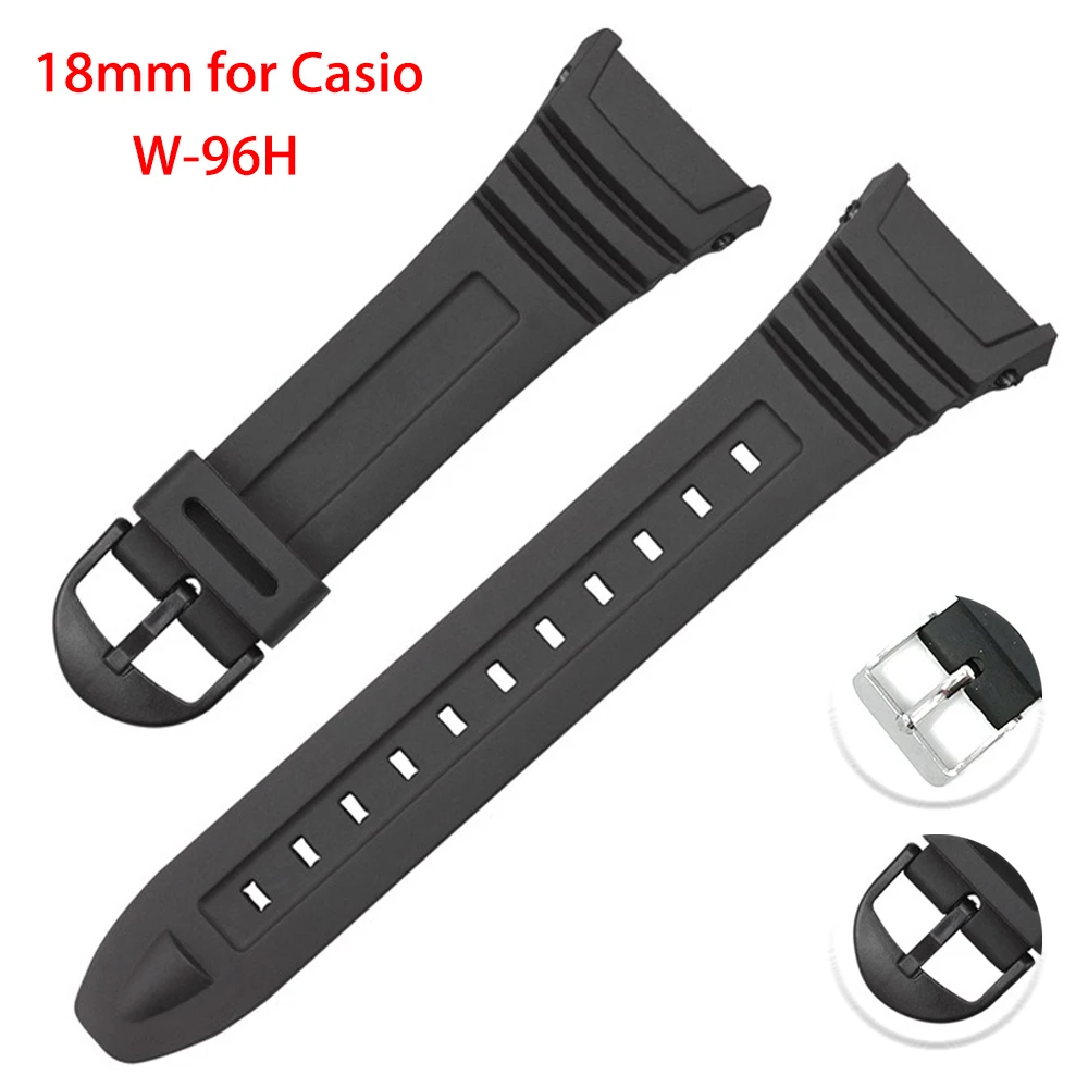 Silicone Sports Watch Strap - Waterproof Rubber Wristband Accessory