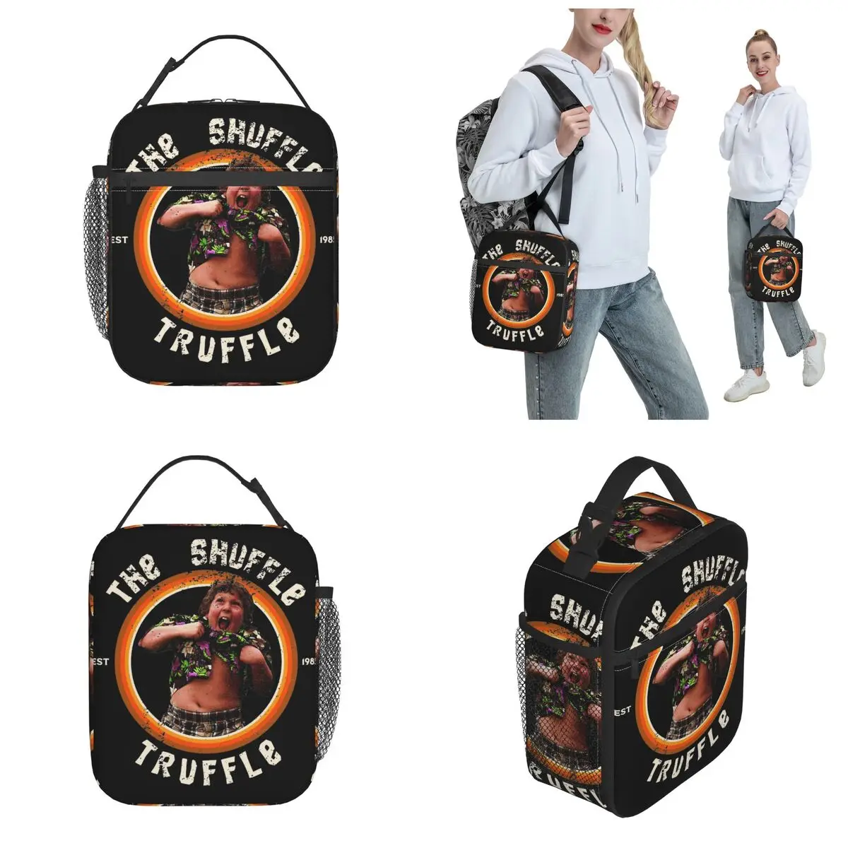 Insulated Lunch Tote Bag The Goonies Comedy Movie Merch Food Box New Cooler Thermal Lunch Box For Work