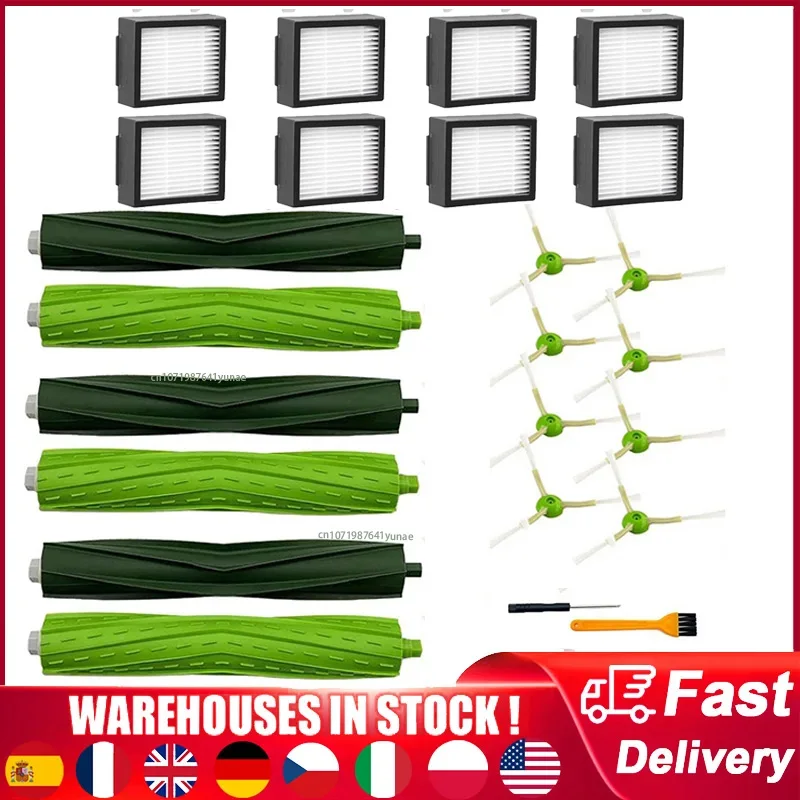 Hepa Filter & Side Brush Vacuum Cleaner Replacement Accessories