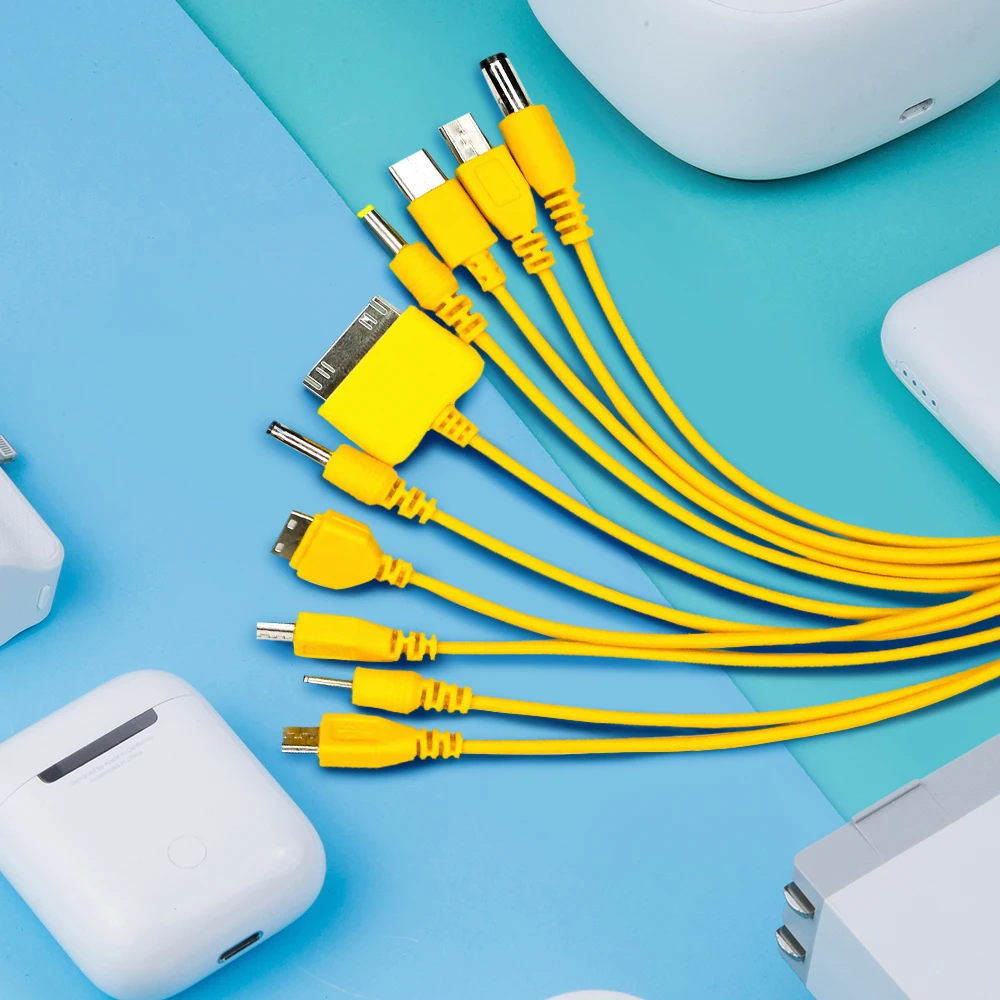 Multifunctional Ten-in-one Charging Cable Compatible SP/3DS/NDSL/WiiU/PSP