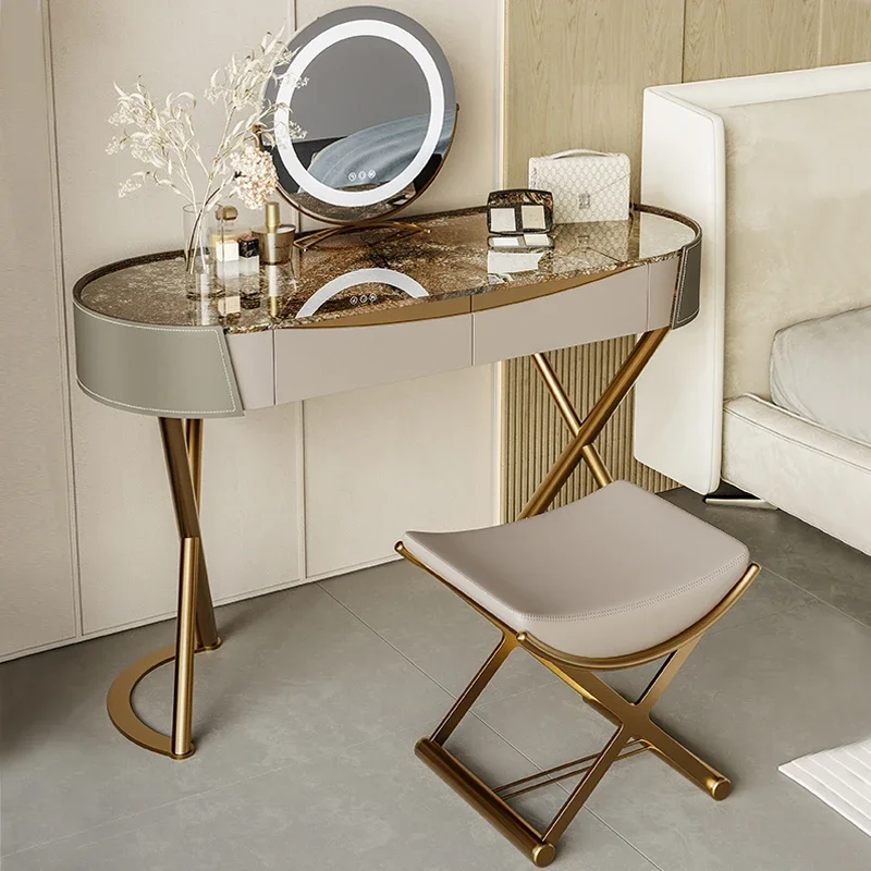 

Luxury Organizer Minimalist Dressing Table Storage Modern Minimalist Small Luxury Makeup Table Comoda Pra Quarto Home Furniture