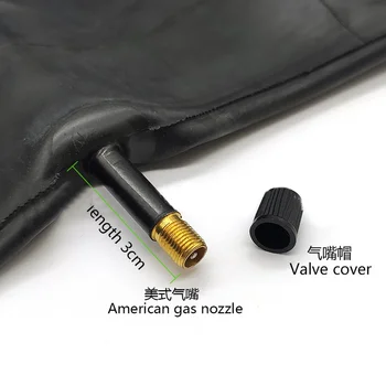 1pc Camera d'aria per bici 20x4 pollici Tubo di ricambio in gomma allargato per motoslitte Biciclette Pneumatici Biciclette Camera d'aria Accessori