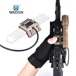 WADSN-nuevo interruptor de presión remoto táctico Picatinny Rail Mod Tail ModButton para pistola de caza Airsoft M300 M600 arma Scout Light