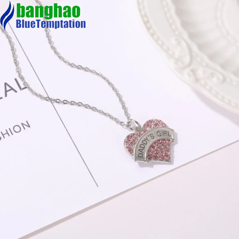 wholesale DIY Necklace pendant for Women Zircon Jewelry charms Necklace Heart Mermaid Accessories Birthday Gift NK131