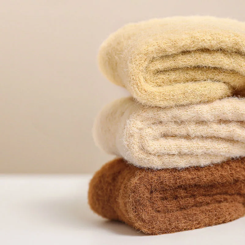 Girls Fleece Padded Tube Socks for Autumn Winter