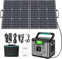 Kit SWAREY S500 Pro 518Wh + Panel Solar 100W — Generador Portátil, Onda Sinusoidal Pura 1