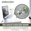 Green Solar Power Radiometer Crookes Solar Energy Spinning Vanes Windmill Gift Home Desk Decoration 6