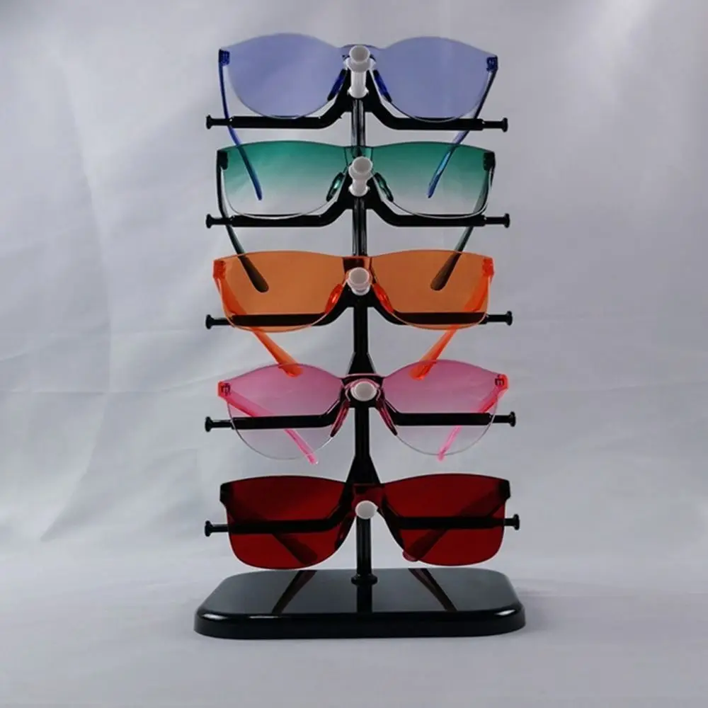 

Storage Displaying Space Saving Sunglass Holder Rack Wood Display Stand Glasses Frame Tray Eyeglasses Organizer Shelf