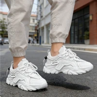 Chaussures de sport décontractées respirantes à semelle épaisse pour hommes, chaussures de course en plein air, chaussures de tennis quatre saisons, semelles souples confortables pour hommes 5