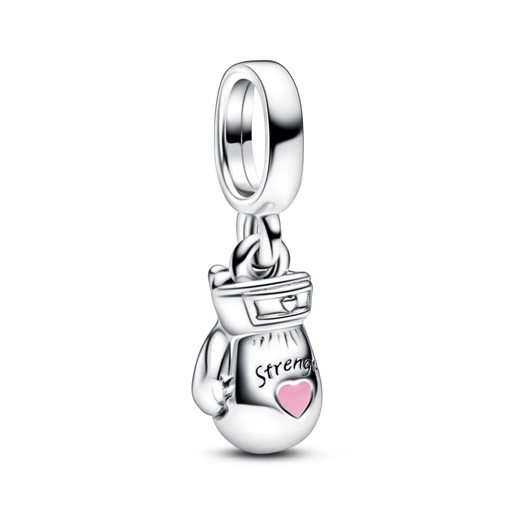 

Authentic 925 Sterling Silver Bead Boxing Glove Dangle Charm Fit Pandora Women Bracelet Bangle Gift DIY Jewelry