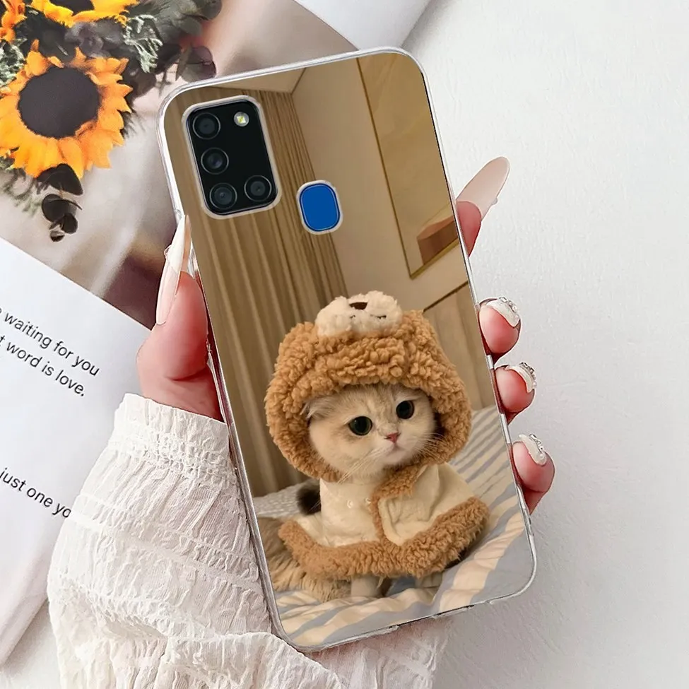Clear Fashion Luxury Cute Painted Back Phone Case Cover