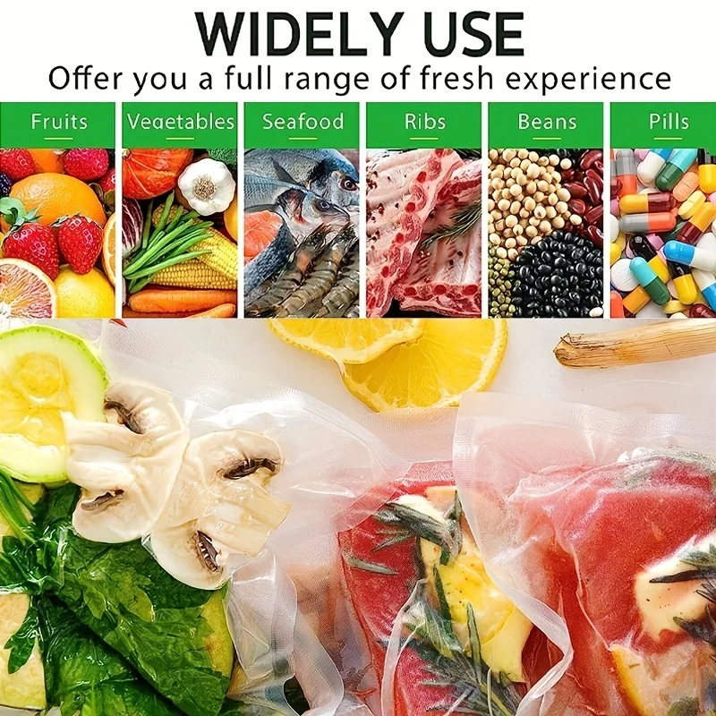 Extruded Vacuum Bags Food Vacuum Bags Food Storage Saving Food Meal Preparation And Sous Vide Cooking