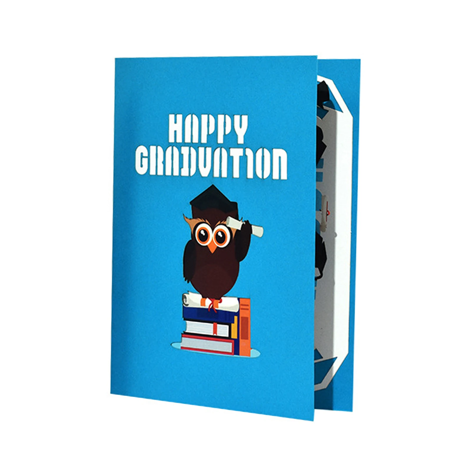 PREMIUM 3D GRADUATION CARD Send The Very Best Greeting Card NICE! 