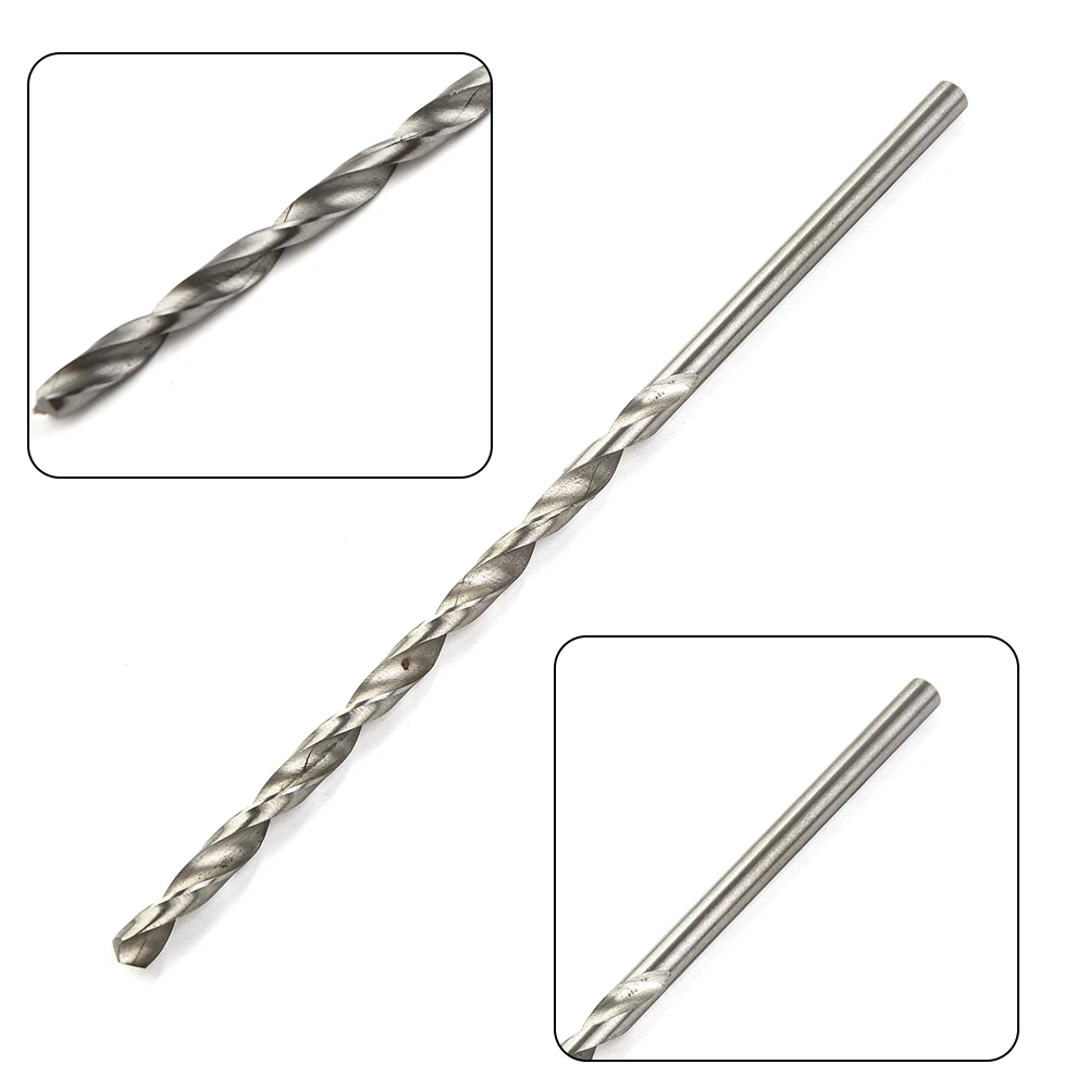 

Extra Long HSS Straight Shank Drill Bit Power Tool For Metal Stainless Steel Drilling Diameter 2-6mm Length160-300mm* That Extra