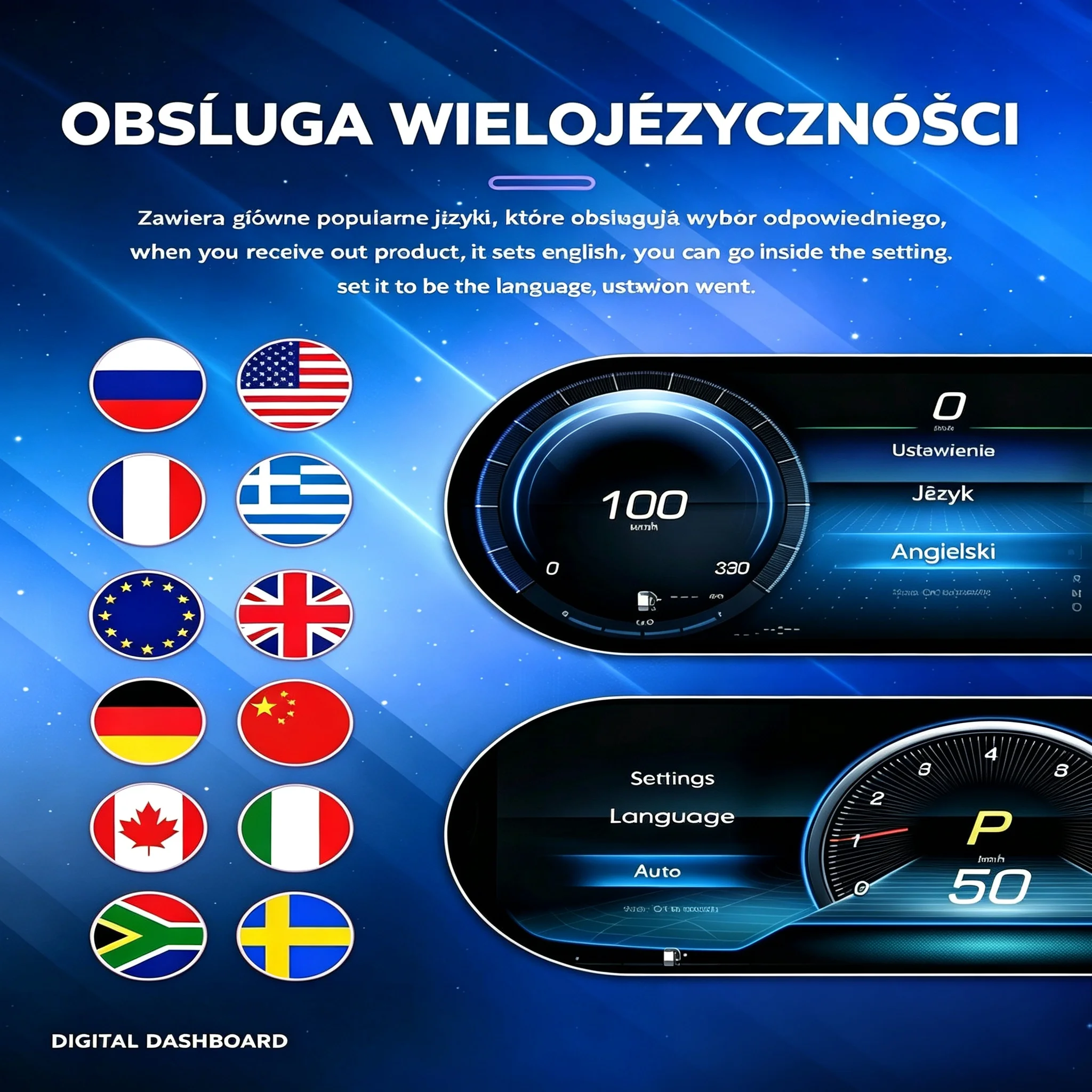 Panel de Instrumentos Digital LCD para Mercedes Benz ML / GL / GLE / GLS / G / W166 X166 / W463 Años 2012-2018, Velocímetro para el Tablero de Mandos 2