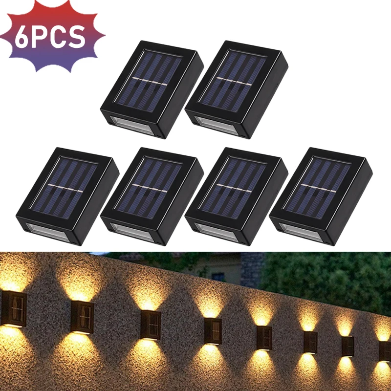 decorative solar lights Solar Wall Lamps LED Outdoor Fence Deck Path Garden Patio Pathway Stairs Lights solar hanging lanterns Solar Lamps