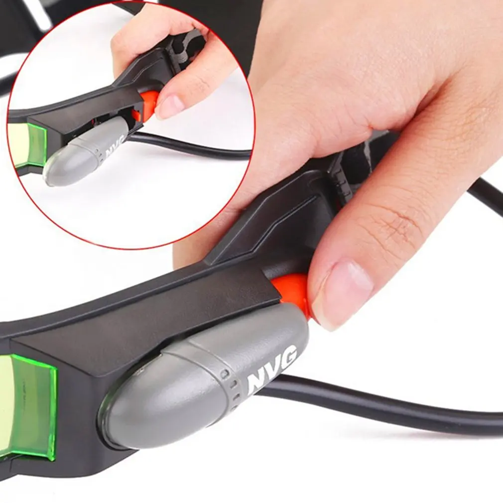 Adjustable LED Night Vision Glass Goggles Motorcycle Motorbike Racing Hunting Glasses Eyewear With Flip-out Light Windproof night vision sunglasses safety goggles