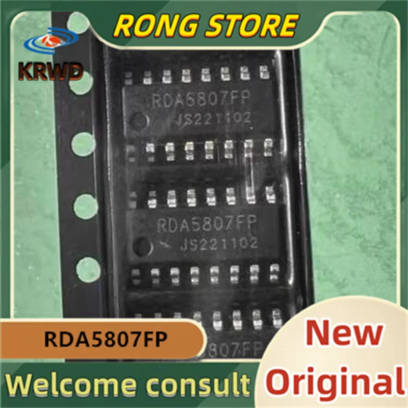 

Новый и оригинальный чип RDA5807FP, 30 шт., IC RDA5807F RDA5807 5807 SOP-16