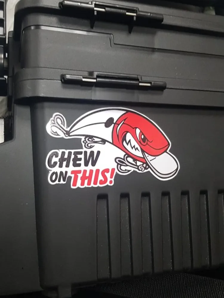 2x Fischhaken 2" Vinyl Aufkleber Aufkleber Auto LKW Van