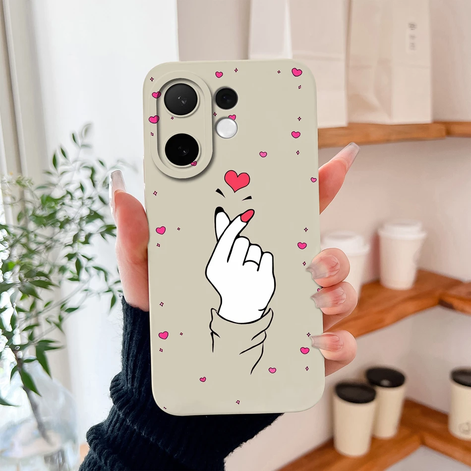 Fashion Heart Butterfly Phone Back Cover - Full Protection Soft Liquid Silicone Bumper
