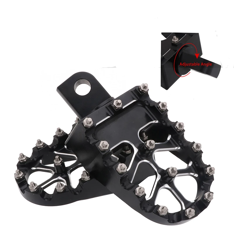 

Motorcycle Accessories Rotating Style Wide Footrests Foot Peg For Kawasaki KX65 KX80 KX85