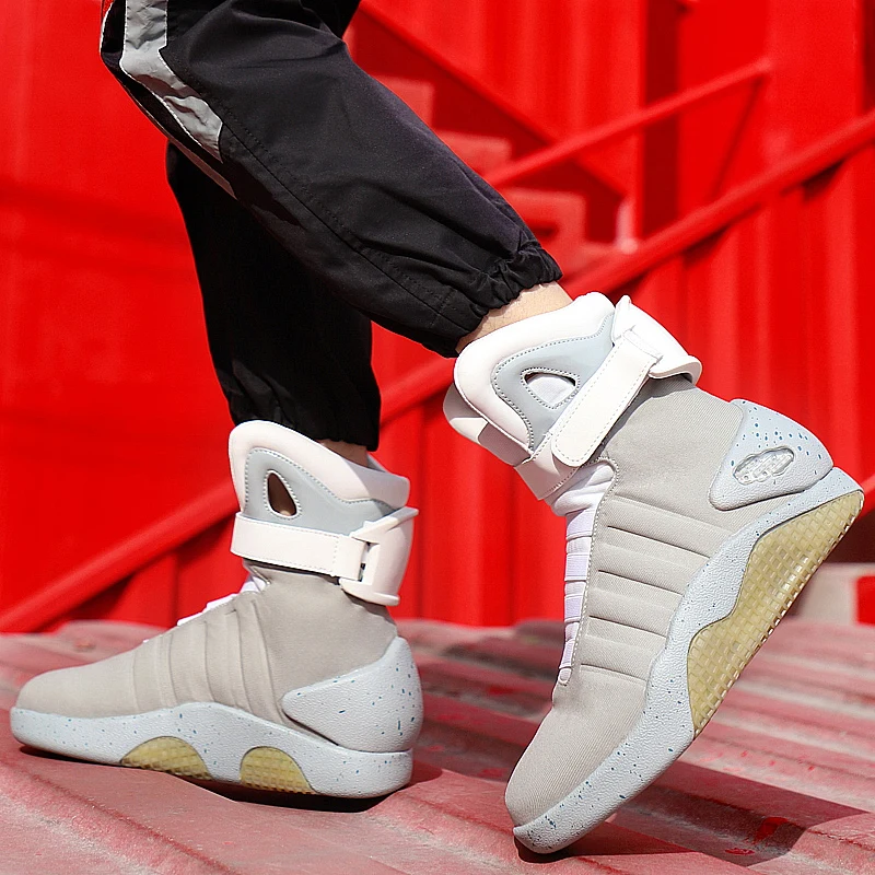 2026 New Future Trend Fashion Style Boots Adult USB Rechargeable LED Light Shoes for both men and women 4