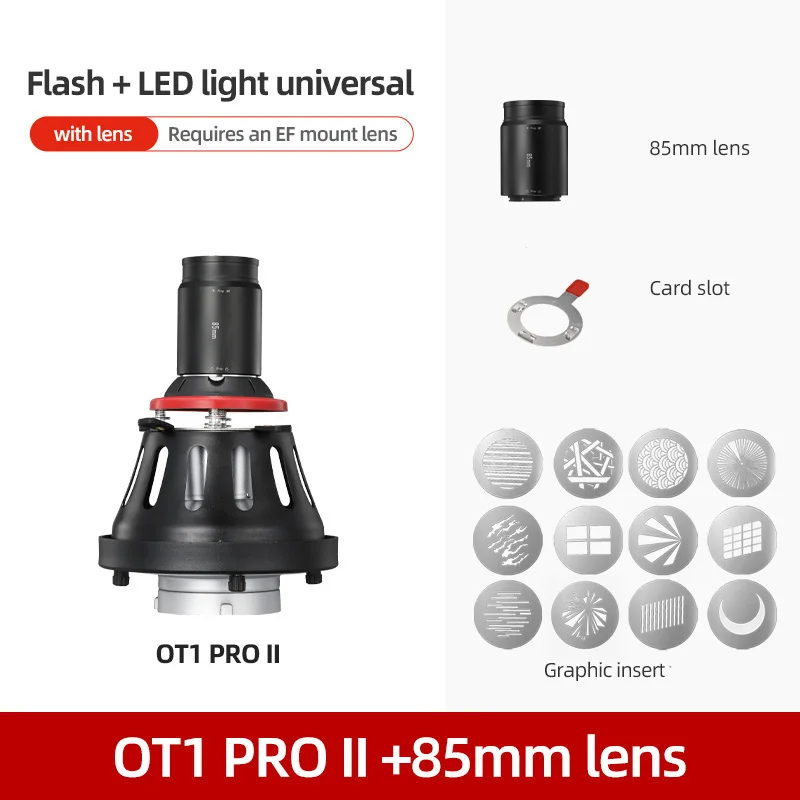 Оптический тубус для фотосъемки soonphone OT1 PRO II Bowens Mount, оптический конденсатор, искусство, специальные эффекты, форма луча, фотоцилиндр