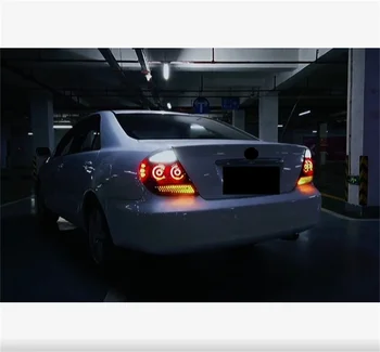 Car led modified Tail light Assembly For 2005 Toyota Camry turn signal brake Reverse lamp 2pcs