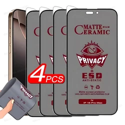 Premium Matte Ceramic Privacy Screen Protector - 1 - 4 PCS Pack - 4PCS