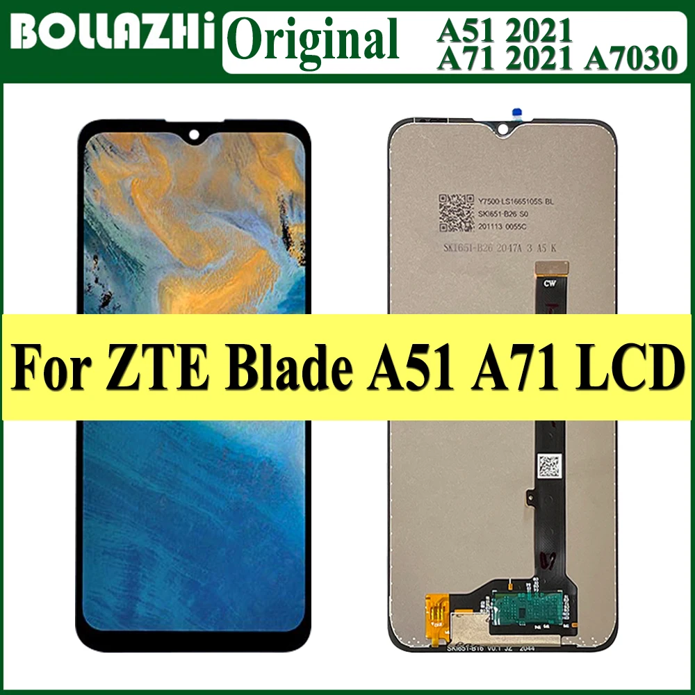 6.52'' Original For ZTE Blade A51/A5 2021 LCD Screen Display Touch Digitizer A71 A7030 A7 |
