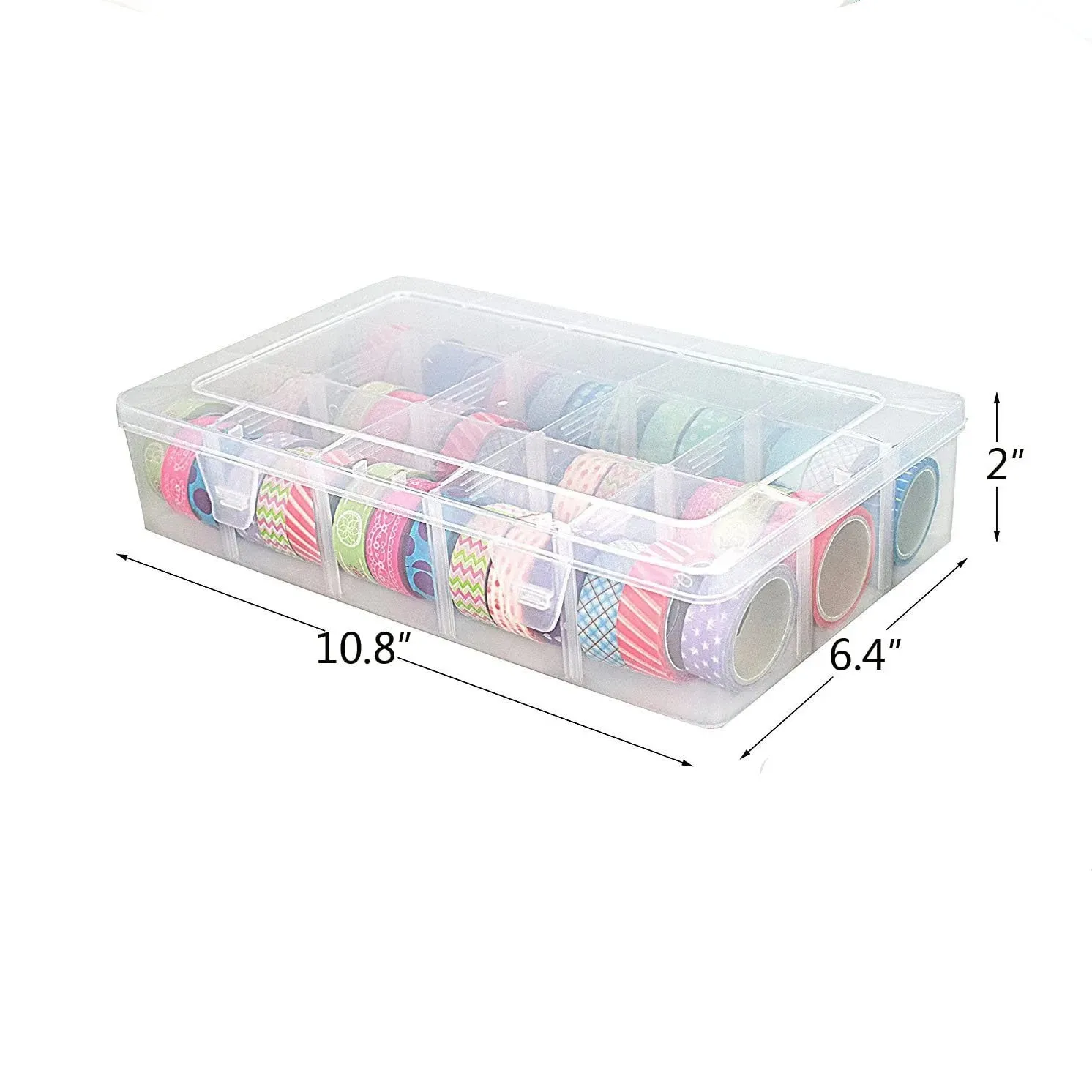 Washi Tape Box Organizer Storage Masking Tape Desktop Tape Diy Sticker Roll Tape Holder Storage