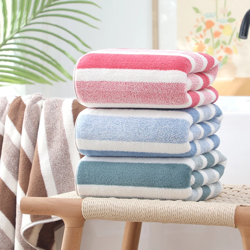 70x140cm adult Soft and Absorbent Bath Towel for Daily Cozy Use Thickened Soft Face Towel for Home Couple's Large Towels microfiber towel bath towel bamboo fiber towel exfoliating bath towel disposable bath towel beauty salon towel