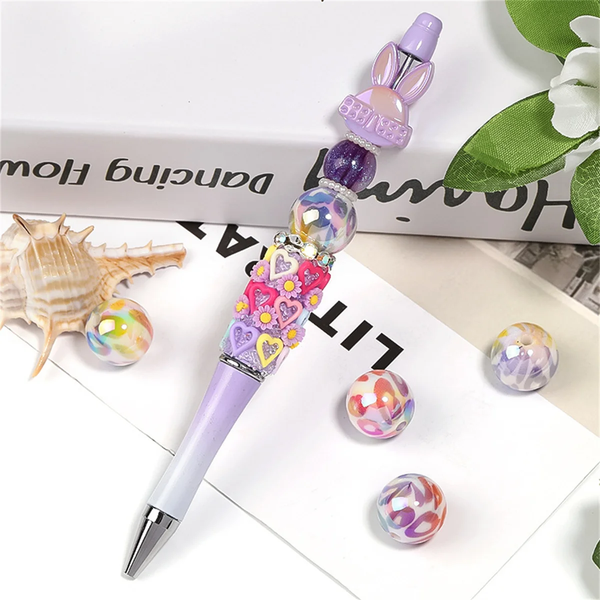 CH55 16mm 고급 아크릴 투명 아름다운 비즈 DIY 팔찌 목걸이 핸드메이드 의류 밀크 비즈 쥬얼리 액세서리