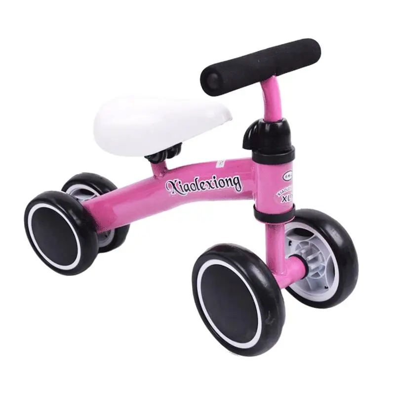 Balance Bike Con 4 Ruote Bici Giocattolo Per Bambini Girello Giocattolo Per Bicicletta Portatile Per Natale Festa Dei Bambini E Regali Di Compleanno