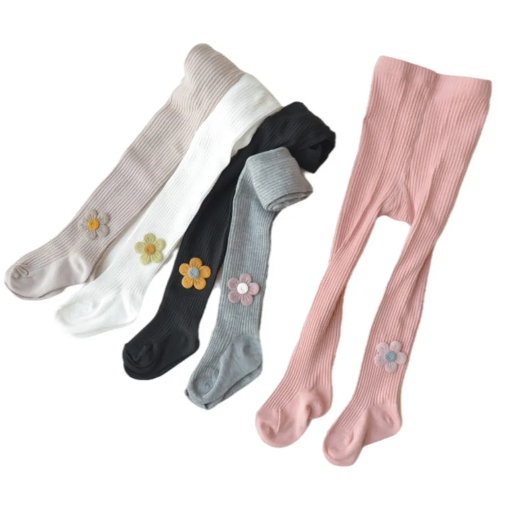 Girls' Cotton Tights for Spring and Autumn Pantyhose Baby Leggings