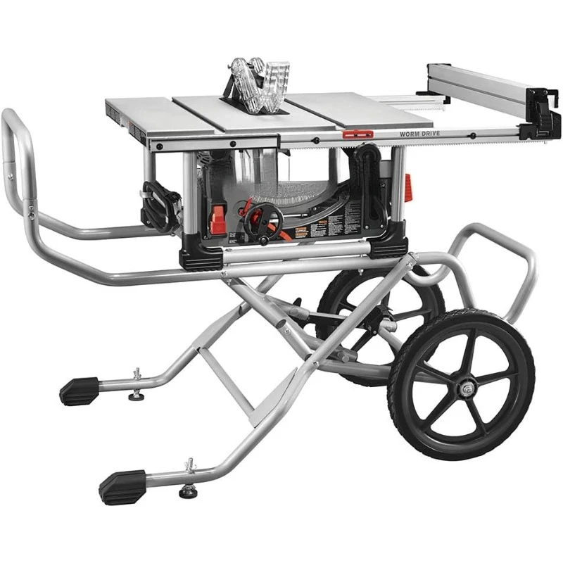 

10 Inch Heavy Duty Worm Drive Table Saw with Stand - SPT99-11