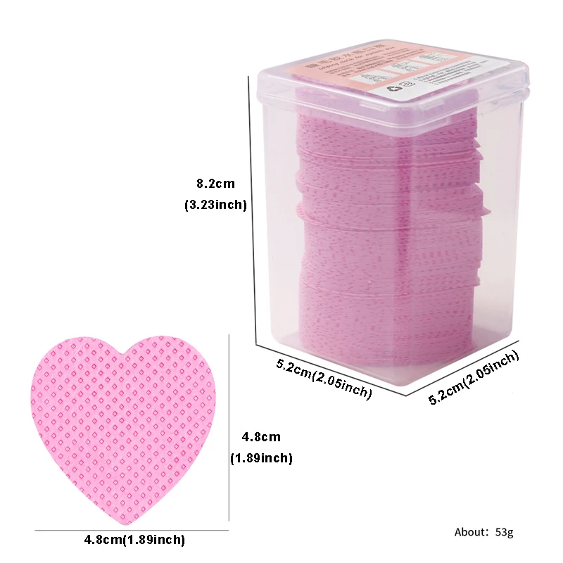 200 Pcs/Box Lint-free Napkins Soft Removal Tool Nail Magic Wipe No Hair Removal Nail Wash Cotton Sheet Eyelash Glue Wiping Cloth