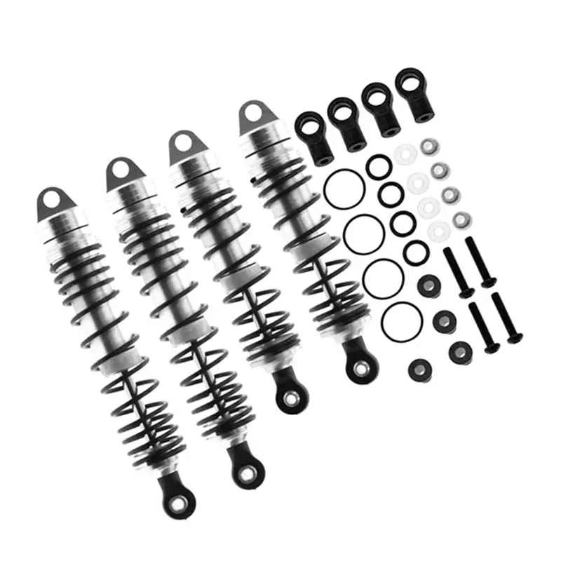 AEE5-1Set 메탈 프론트+리어 쇼크 업소버 트랙사스 슬래시 4X4 VXL 2WD 러슬러 호스 스탬피드 1/10 RC 자동차 업그레이드 부품