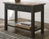 Tyler Creek Modern Farmhouse Sofa Table, Brown & Black 2