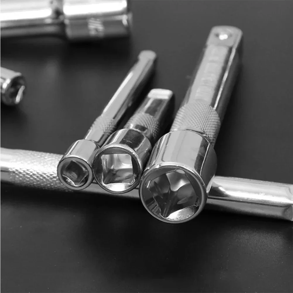 

75/150/250mm Socket Ratchet Wrench Extension Bar Long Bar Steering Sleeve Connecting Rod Accessories Extension Sleeve Wrench