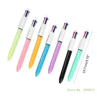 1Piece/5Piece Retractable Multicolored Ballpoint Pen 4-Colors-in-1 Ballpoint Pen for Kid Student Class Reward Christmas Gift 6