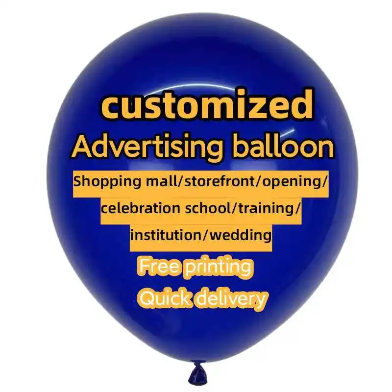 1000 Stück 12 Zoll 10 Zoll kundenspezifische Werbeballons Promotion Ballondruck Ballons Baby Latexballon Logo rund 200 Stück / Charge